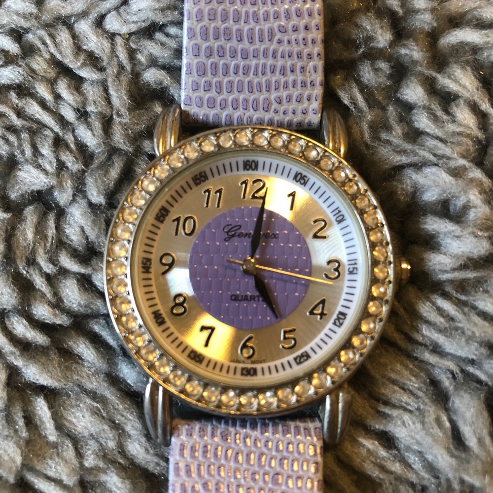 Pastel Purple Geneva Women Watch